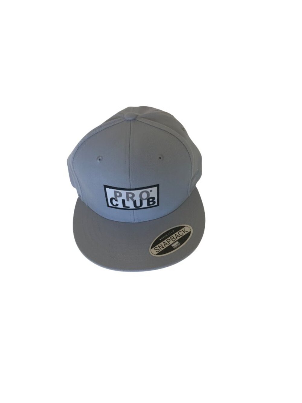 Pro Club Gray Snapback Hat With Adjustable Strap